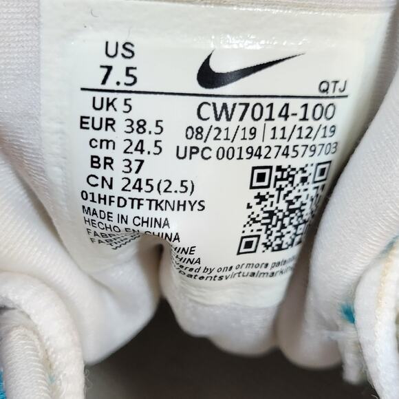 Nike Air VaporMax Plus Easter Women's Sneakers 7.5 Blue Pink Athletic CW7014-100 - Picture 14 of 14